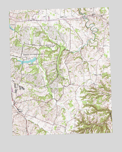 Moberly, KY USGS Topographic Map