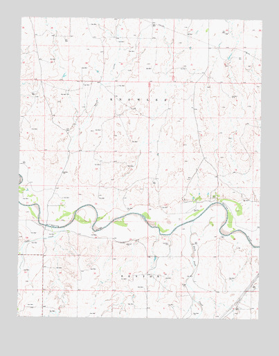 Mocane SE, OK USGS Topographic Map