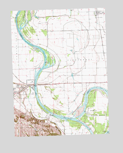 Modale, IA USGS Topographic Map