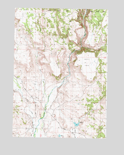 Moffit Table, OR USGS Topographic Map