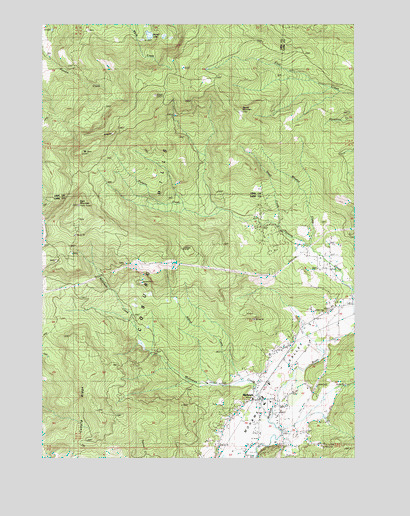 Mohawk, OR USGS Topographic Map