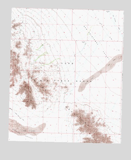 Mohawk Mountains SE, AZ USGS Topographic Map