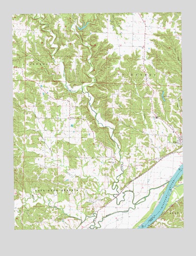 Mokane West, MO USGS Topographic Map