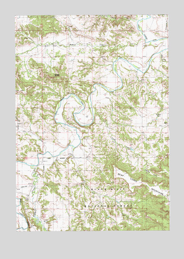 Mona, WY USGS Topographic Map