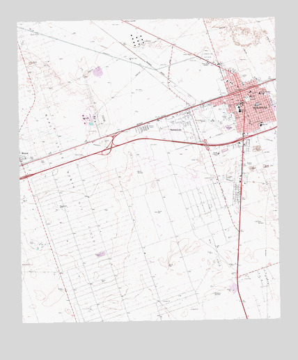 Monahans, TX USGS Topographic Map