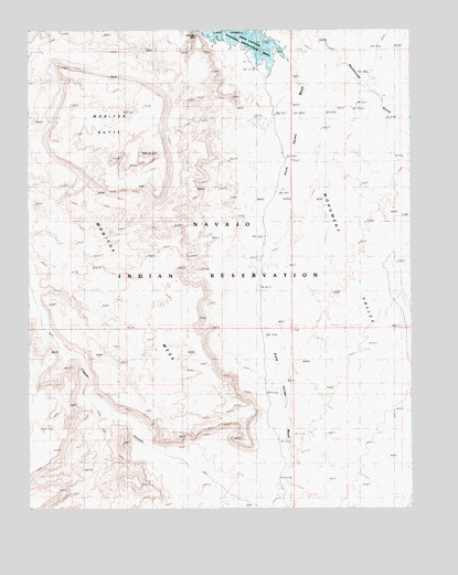 Monitor Butte, UT USGS Topographic Map