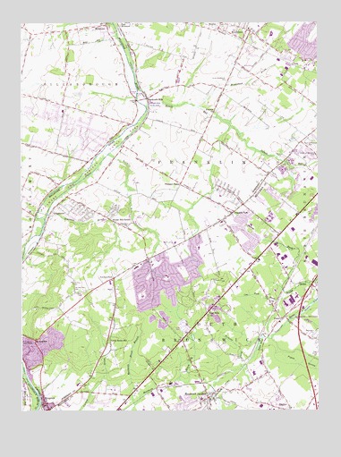 Monmouth Junction, NJ USGS Topographic Map