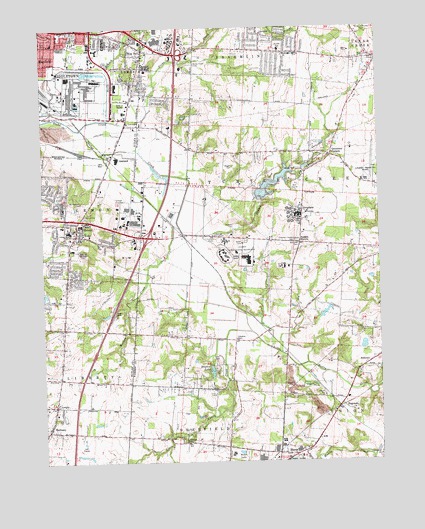 Monroe, OH USGS Topographic Map