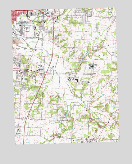 Monroe, OH USGS Topographic Map