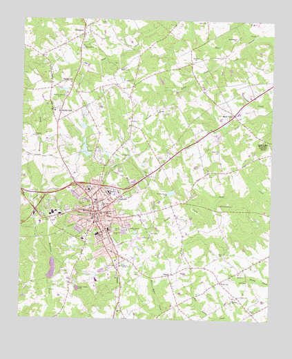 Monroe, GA USGS Topographic Map