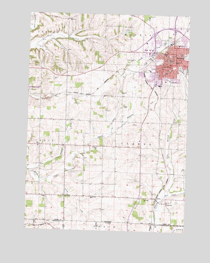Monroe, WI USGS Topographic Map