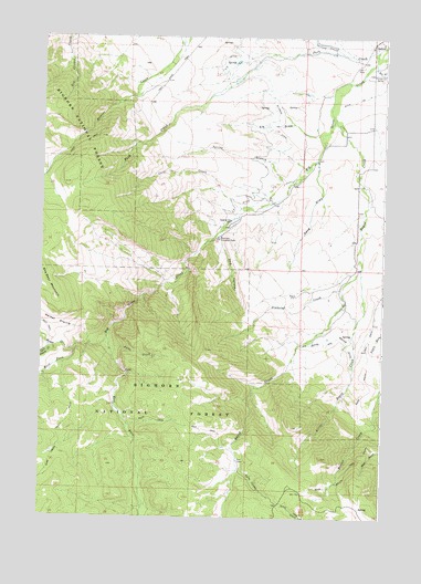 Beckton, WY USGS Topographic Map