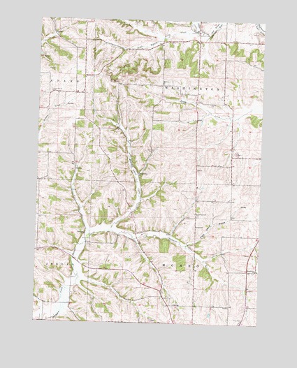 Monroe NW, WI USGS Topographic Map