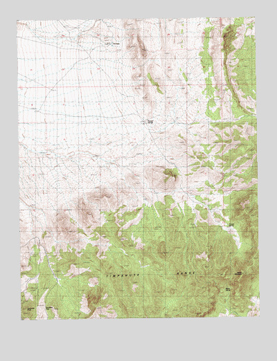 Monte Mountain, NV USGS Topographic Map