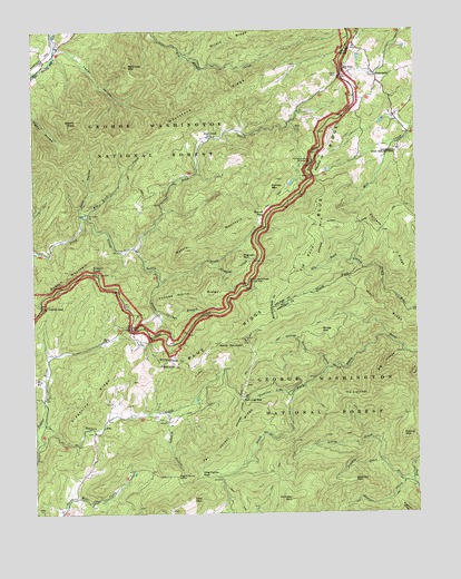 Montebello, VA USGS Topographic Map