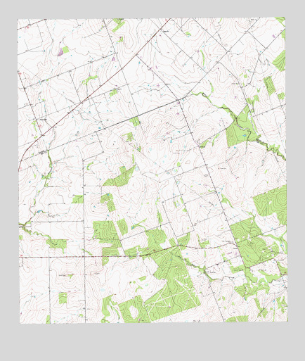 Monteola, TX USGS Topographic Map