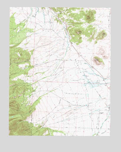 Beckwith Mountain, CO USGS Topographic Map