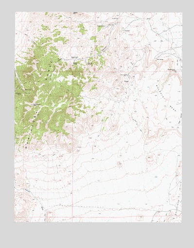 Montezuma Peak, NV USGS Topographic Map