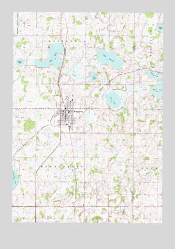 Montgomery, MN USGS Topographic Map