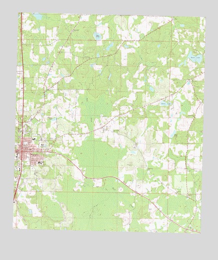 Monticello, FL USGS Topographic Map