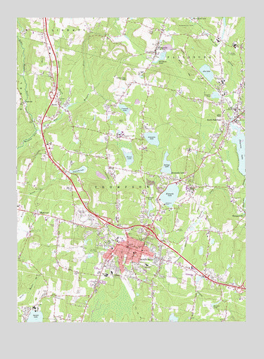 Monticello, NY USGS Topographic Map