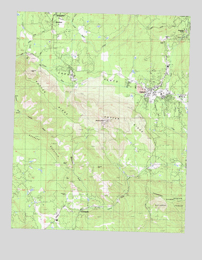 Ahwahnee, CA USGS Topographic Map