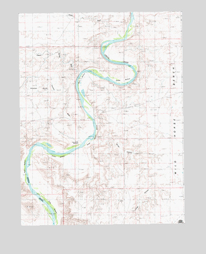 Moon Bottom, UT USGS Topographic Map