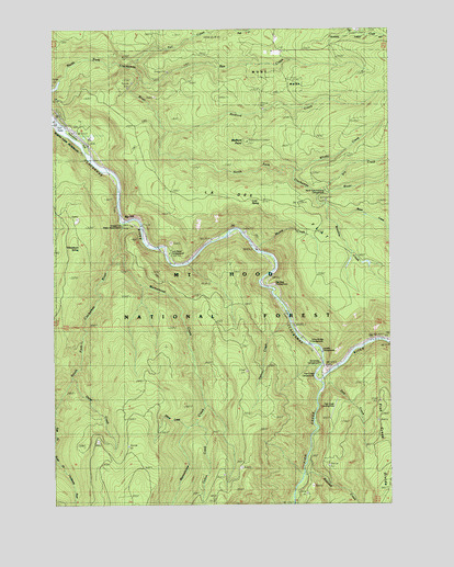 Bedford Point, OR USGS Topographic Map