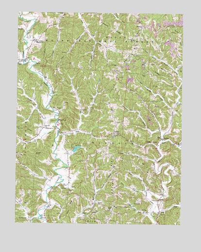 Aid, OH USGS Topographic Map
