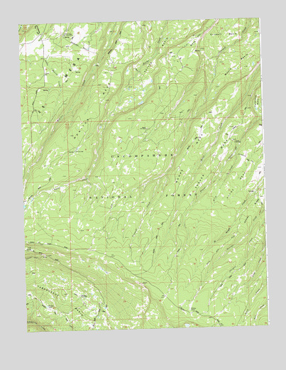 Moore Mesa, CO USGS Topographic Map