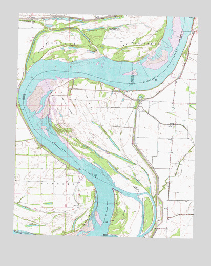 Mooring, TN USGS Topographic Map