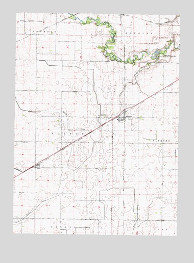 Moorland, IA USGS Topographic Map