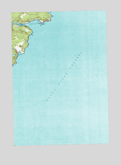 Moose River, ME USGS Topographic Map