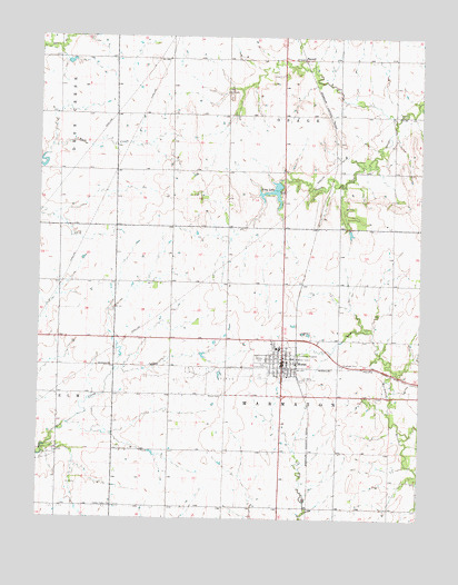 Moran, KS USGS Topographic Map