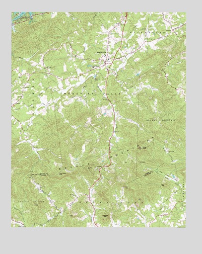 Moravian Falls, NC USGS Topographic Map