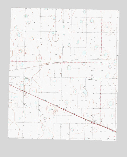 Aiken, TX USGS Topographic Map