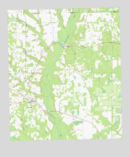 Morgan, GA USGS Topographic Map