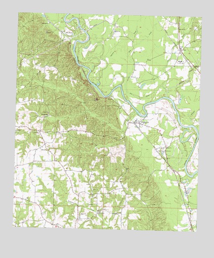 Morgantown, MS USGS Topographic Map