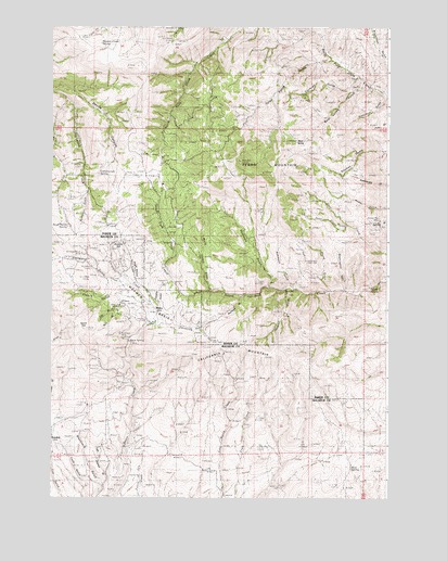 Mormon Basin, OR USGS Topographic Map