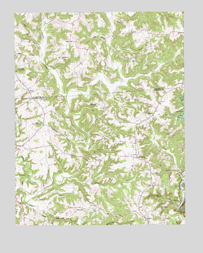 Bee Spring, KY USGS Topographic Map