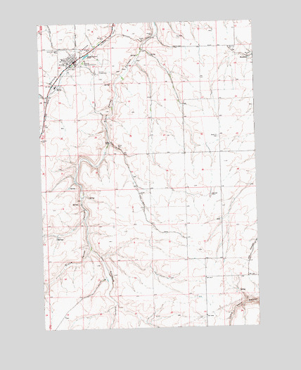 Moro, OR USGS Topographic Map