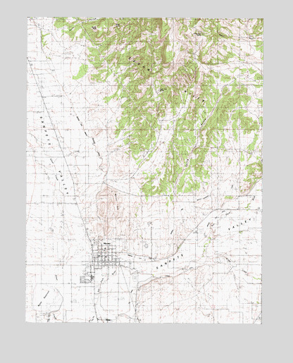 Moroni, UT USGS Topographic Map