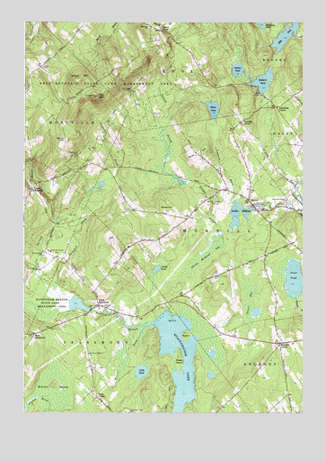 Morrill, ME USGS Topographic Map