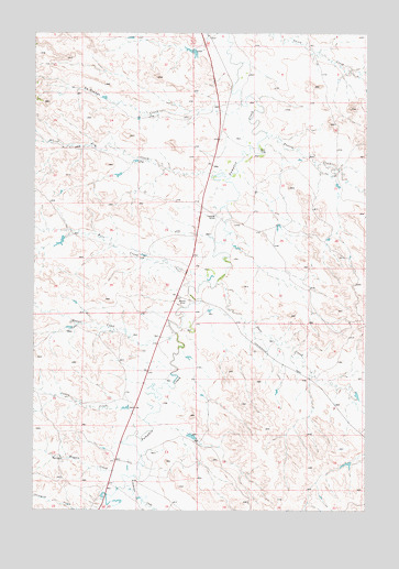 Beebe, MT USGS Topographic Map
