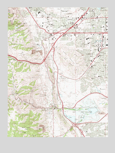 Morrison, CO USGS Topographic Map