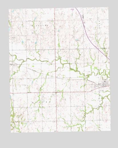 Morrison, OK USGS Topographic Map