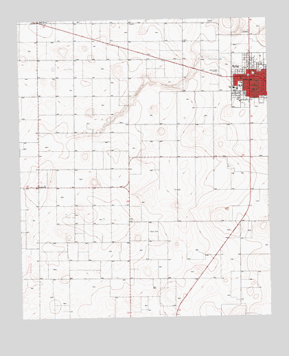Morton, TX USGS Topographic Map