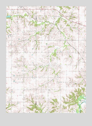 Beech, IA USGS Topographic Map