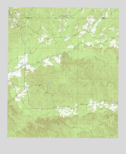Morvin, AL USGS Topographic Map