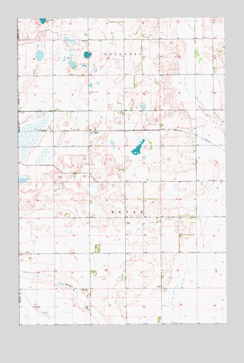 Mose, ND USGS Topographic Map